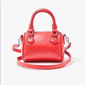 Forever 21 Red Zip-Top Mini Crossbody Bag